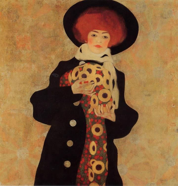 Egon Schiele Woman with Black Hat
